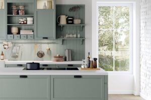 Skinny shaker kitchen