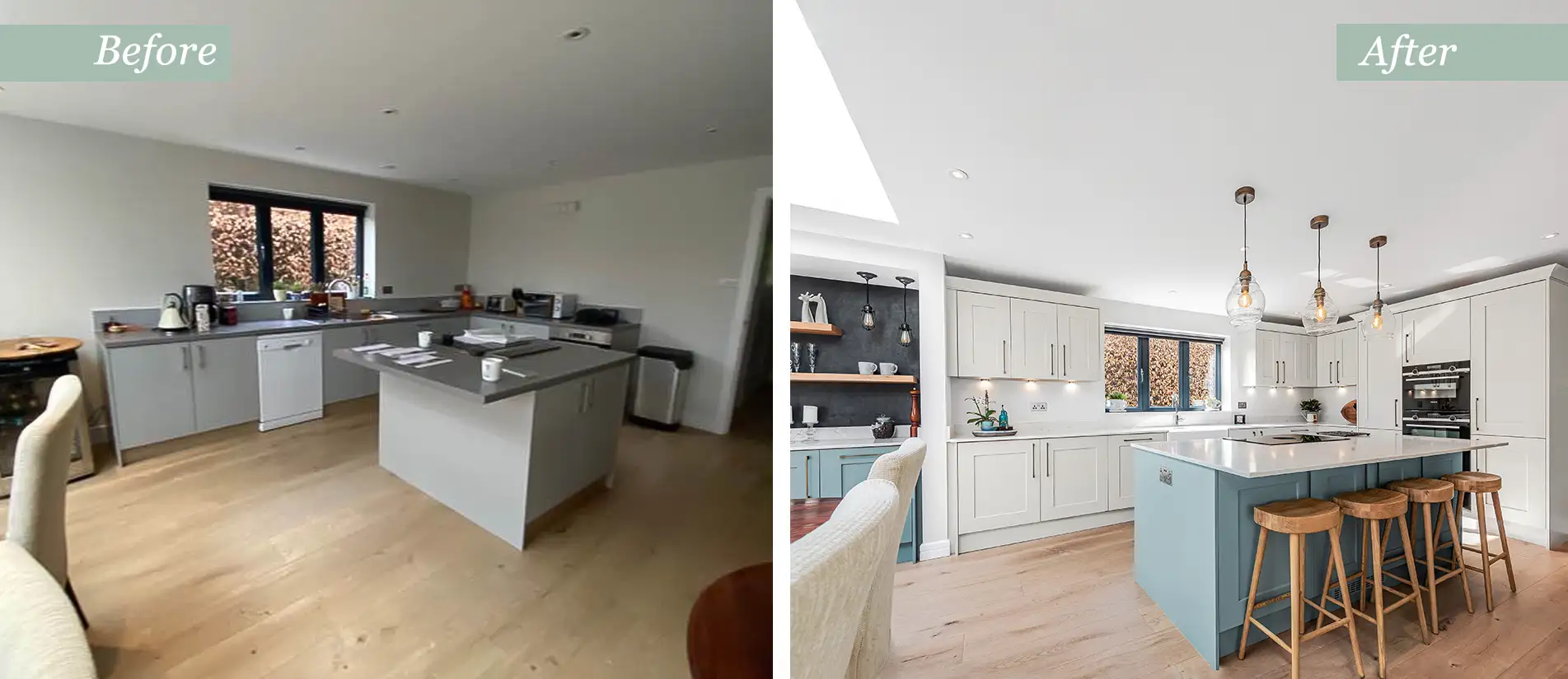 Kitchen Design Before and After